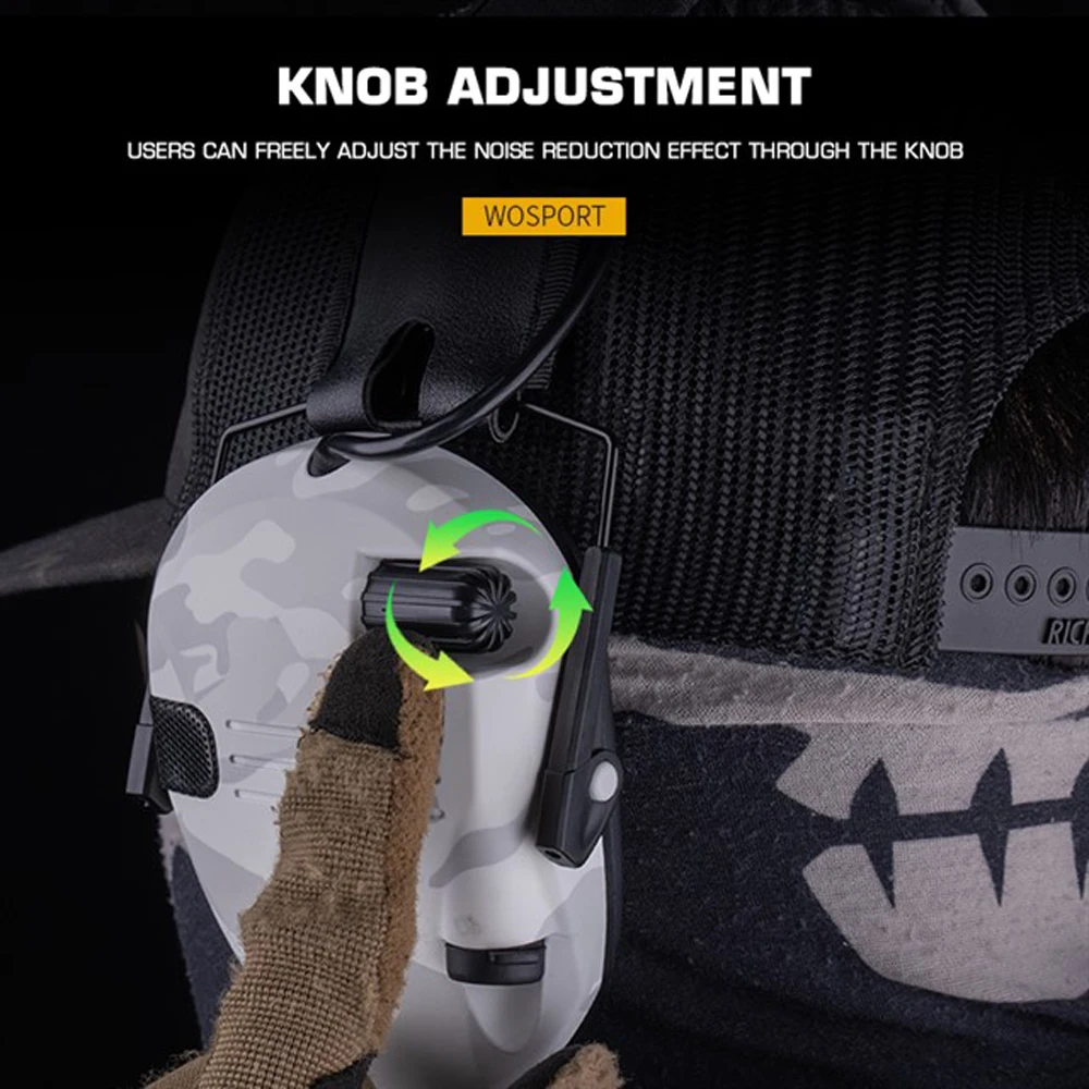 Auriculares tácticos de entrenamiento de tiro al aire libre - imagen 2