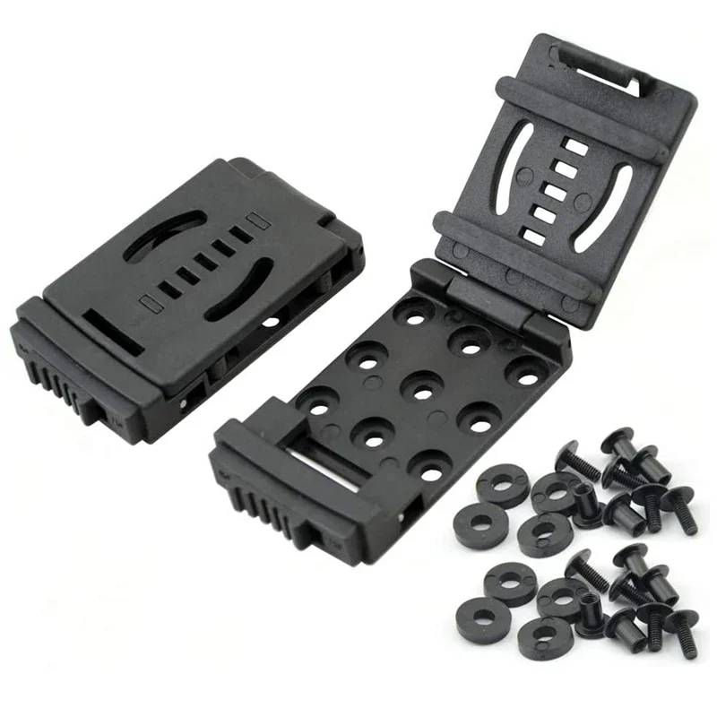 Clip de cinturón táctico para acampar al aire libre, cerradura de hoja de cuchillo con tornillos, utilidad Universal EDC, fundas con Clip para cinturón, bolsas magnéticas, 2 uds. - imagen 5