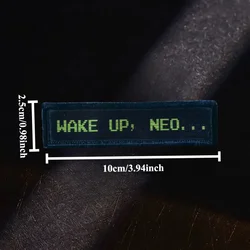 Wake Up Neo – Parche Táctico Morale Militar con Velcro