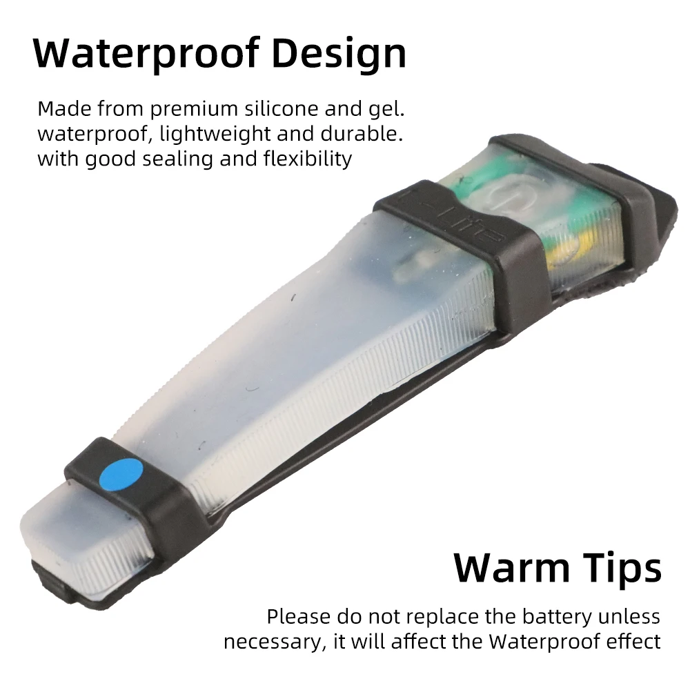 BOOIU-luz táctica para casco, marcador de identificación, Flash de seguridad, luz de señal de supervivencia, accesorios para casco de caza y senderismo - imagen 5