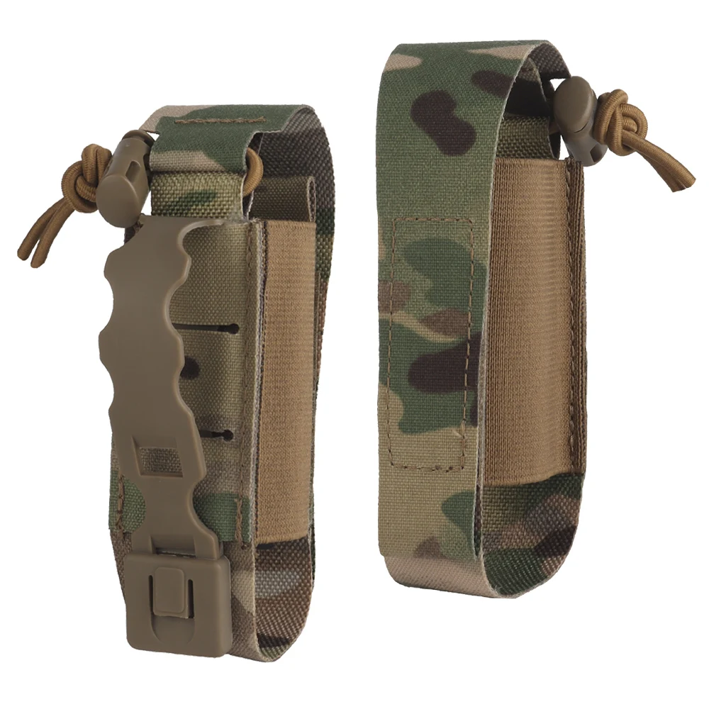 Bolsa táctica MOLLE para granada de choque, multiusos, para caza al aire libre, tiro, revista Airsoft, soporte para torniquete, cinturón, equipo - imagen 2