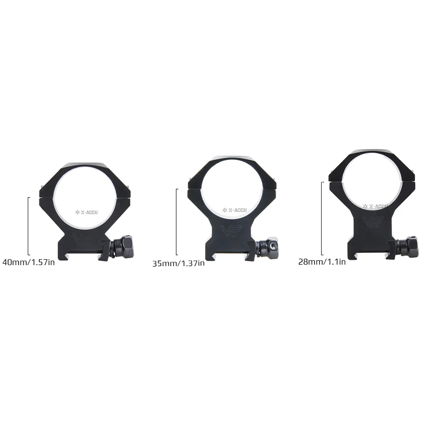 Óptica vectorial, alcance de 34Mm, anillo de montaje Picatinny, accesorios de caza de aluminio bajos, medianos y altos, anillo de montaje de mira óptica - imagen 2