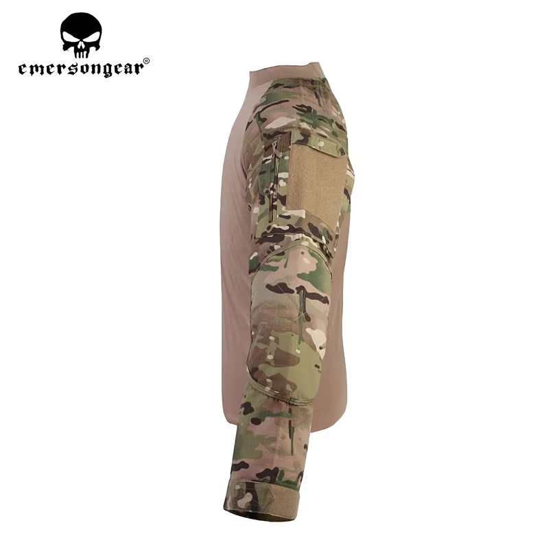 Emersongear Camisa Táctica de Combate Camuflaje – Caza y Airsoft - imagen 5