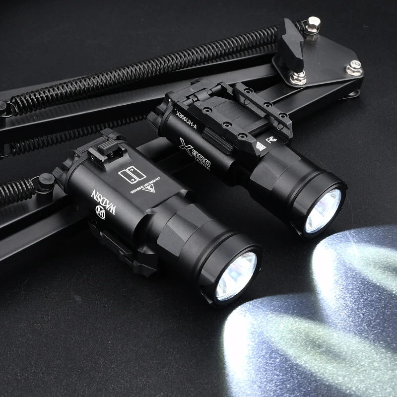 Linterna colgante de X300UH-A WADSN, lámpara de X300uh-a de Metal para Pisto Scout, foco blanco de luz para casco de caza X300, Riel de 20MM - imagen 2