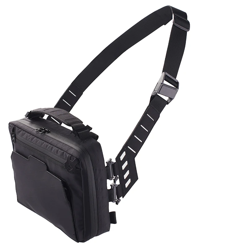 Correa de hombro única Diagonal integrada con láser de nailon, hebilla magnética luminosa, sistema de liberación rápida Hms - imagen 2