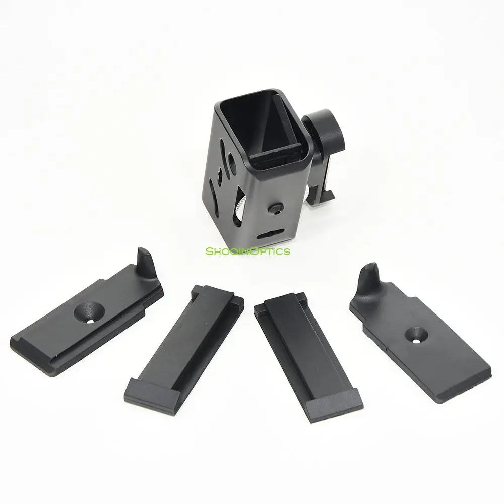 Aluminum Quick Pull Out Rapid Fire Mag Magazine Pouch For IPSC USPSA Competition Multi-Angle Adjustable Pistol Holster 1PCS - imagen 3