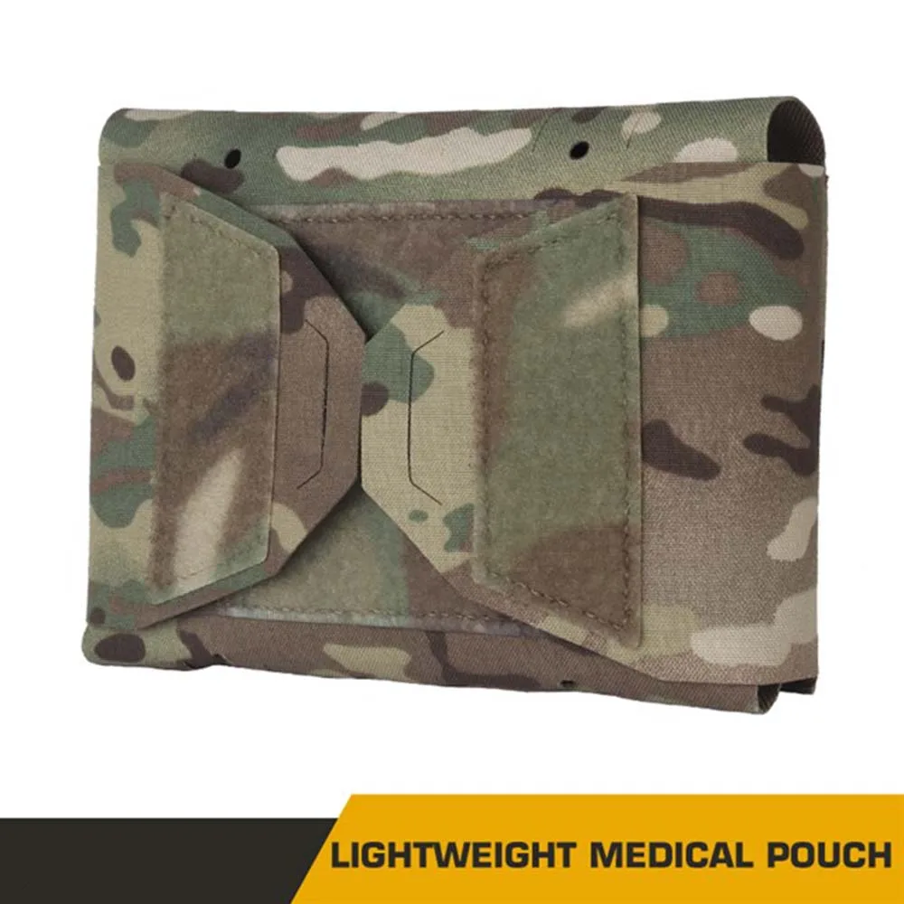 Bolsa médica ligera MOLLE de cintura táctica, botiquín de primeros auxilios, diseño dividido, bolsa de almacenamiento de herramientas de emergencia para supervivencia y caza al aire libre