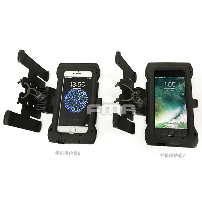 Nueva funda para teléfono móvil estilo chaleco de caza táctico con bolsa móvil FMA Molle para iPhone. 6/6S/7 - imagen 2