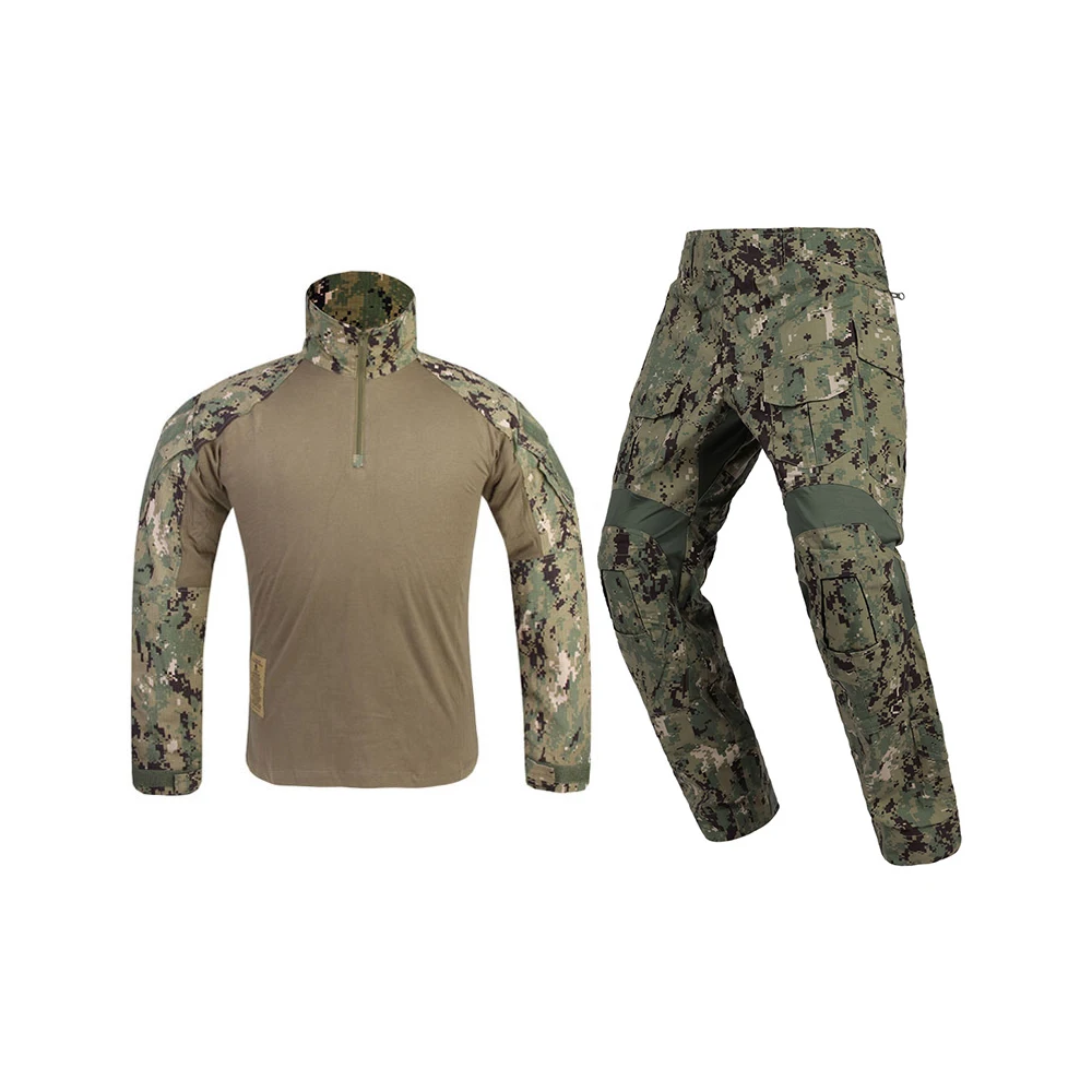 Emersongear-Conjunto de uniforme de combate táctico G3, trajes de camuflaje AOR2 2017 para hombre, camisa de caza y senderismo, pantalones, Tops, pantalones de carga - imagen 2