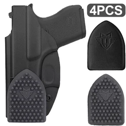 IWB-funda para pistola, apéndice de cuña, funda para pistola, almohadilla de respaldo, espuma de silicona, cojín de cuña de transporte oculto, accesorios para pistola, 4 Uds.