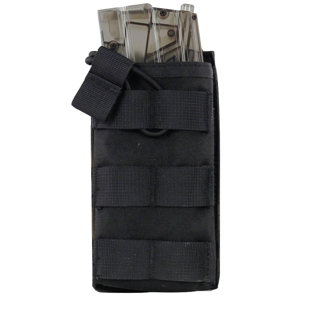 Bolsa táctica para accesorios Molle individuales, tapa abierta 1000D para Radios, revistas, linterna, botellas, bolsa EDC - imagen 3