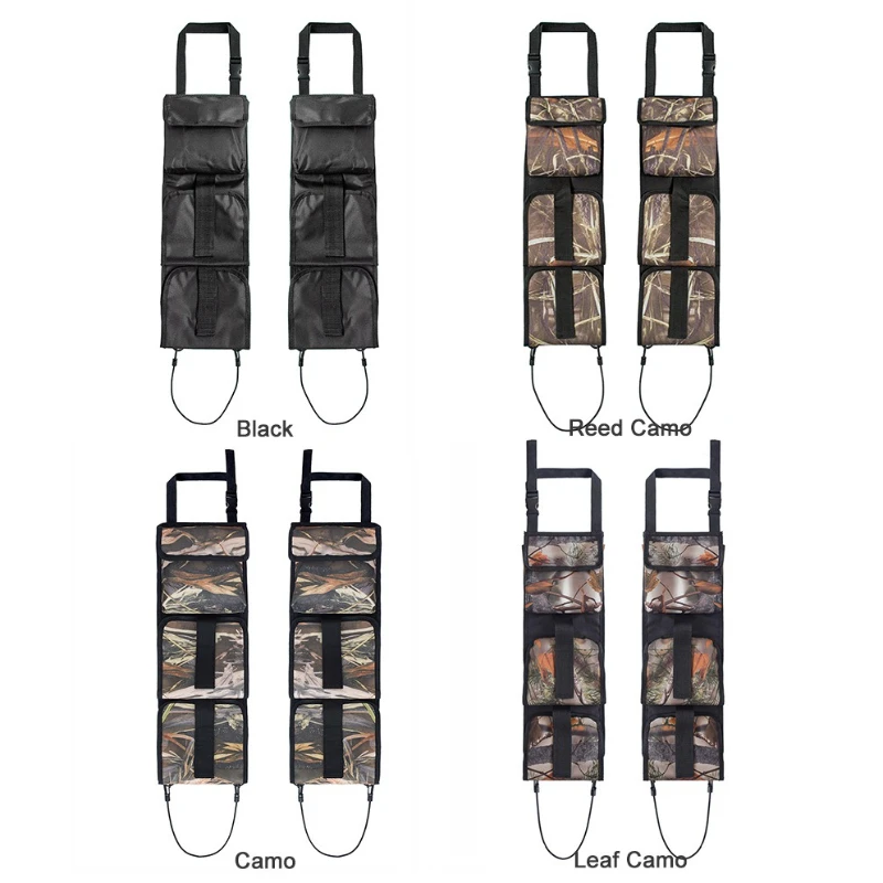Bolsa de almacenamiento para asiento delantero de vehículo, eslinga para Rifle, asiento trasero, colgante, funda para Rifle, organizador portátil con múltiples bolsillos - imagen 3
