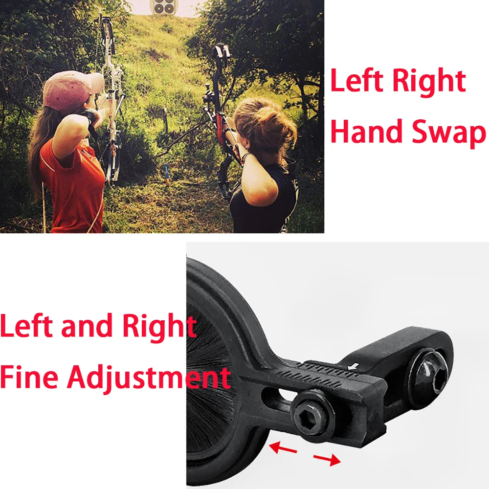 Soporte de flechas ajustable de camuflaje negro para tiro con arco y flecha, accesorio para arco y flecha, equipo de arco compuesto - imagen 5