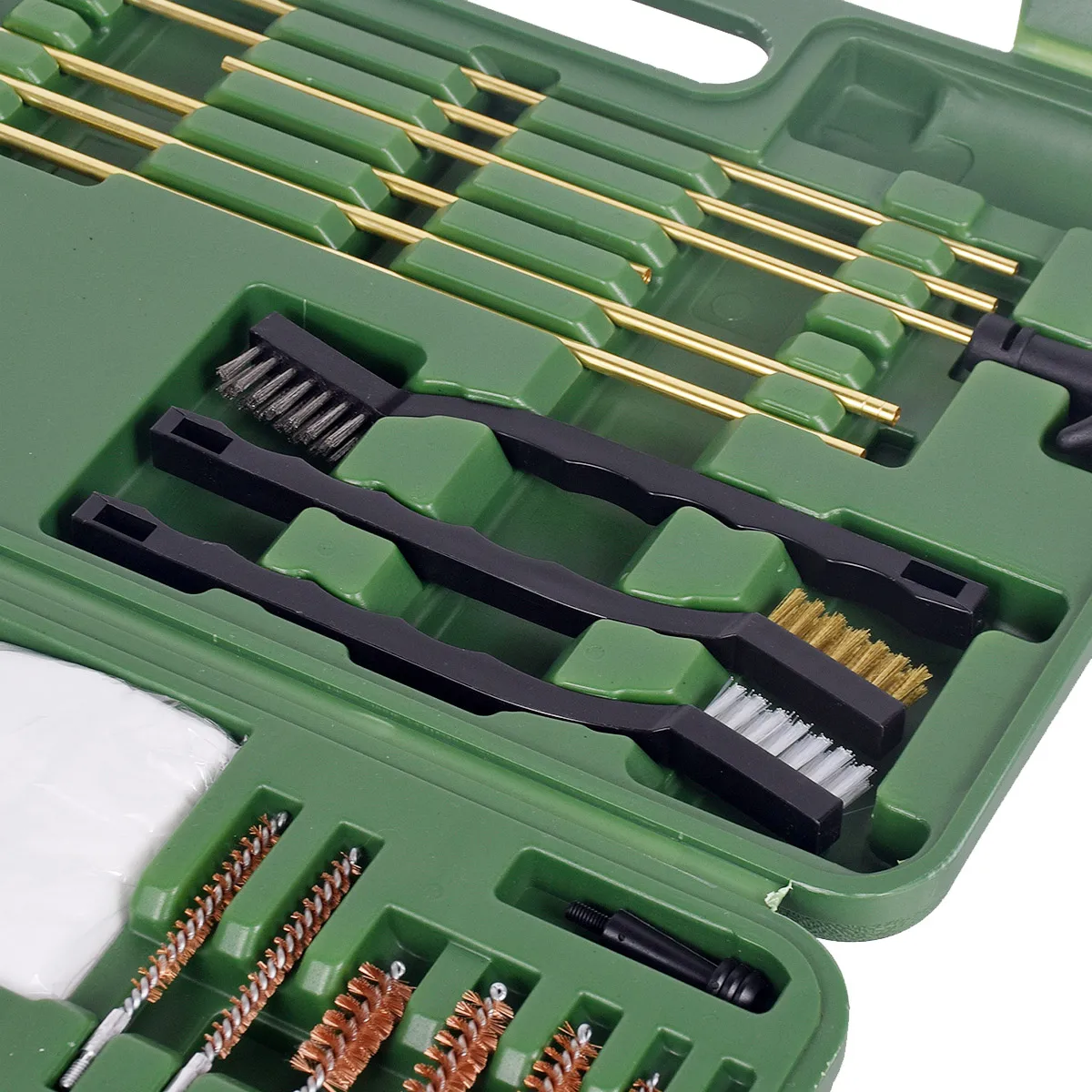 Kit de limpieza de pistola Universal táctico con lata de aceite, cepillo limpiador de pistola para Rifle, caja de herramientas profesional, herramienta limpiadora de pistola - imagen 4