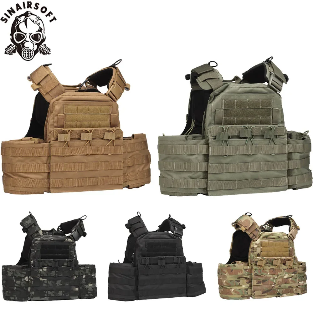 Chaleco táctico CPC, portador de placa de cereza, armadura corporal Molle, faja de liberación rápida, equipo de caza Airsoft protector de combate