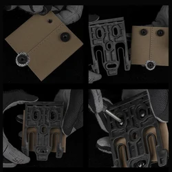 QLS Placa adaptadora para sistema MOLLE – Montaje bolsas tácticas