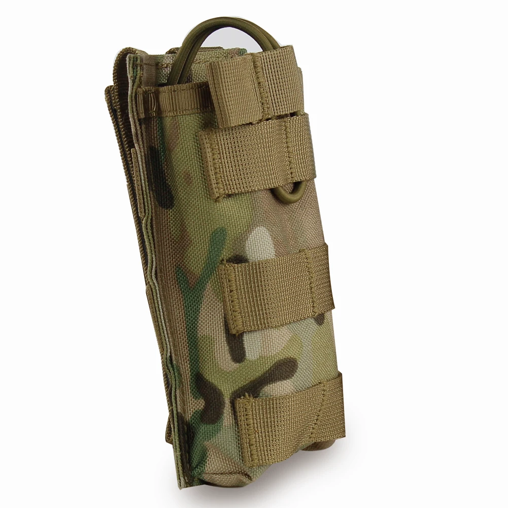 Bolsa táctica para accesorios Molle individuales, tapa abierta 1000D para Radios, revistas, linterna, botellas, bolsa EDC - imagen 4