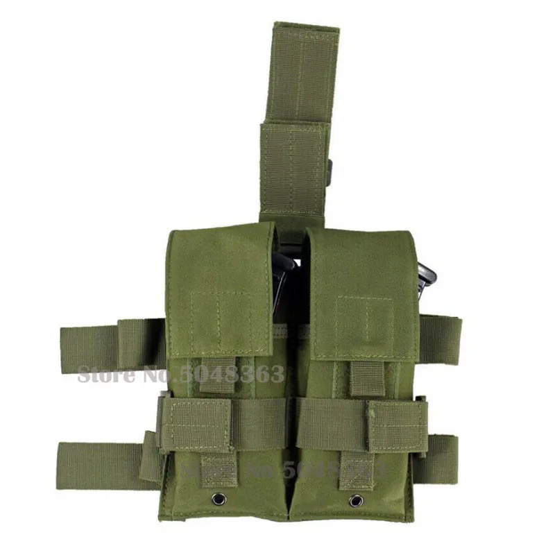 Bolsa para Rifle táctico Molle de doble pierna para caza, bolsa Mag para 5,56. 223 - imagen 4