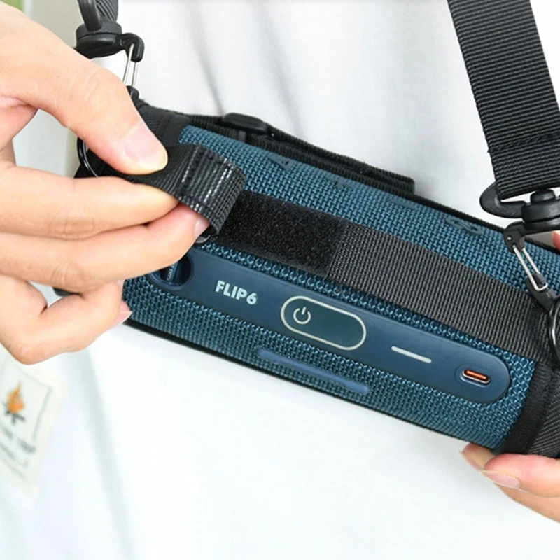 Funda nailon para JBL Flip 6 Altavoz inalámbrico portátil impermeable transporte viaje Dropship - imagen 4