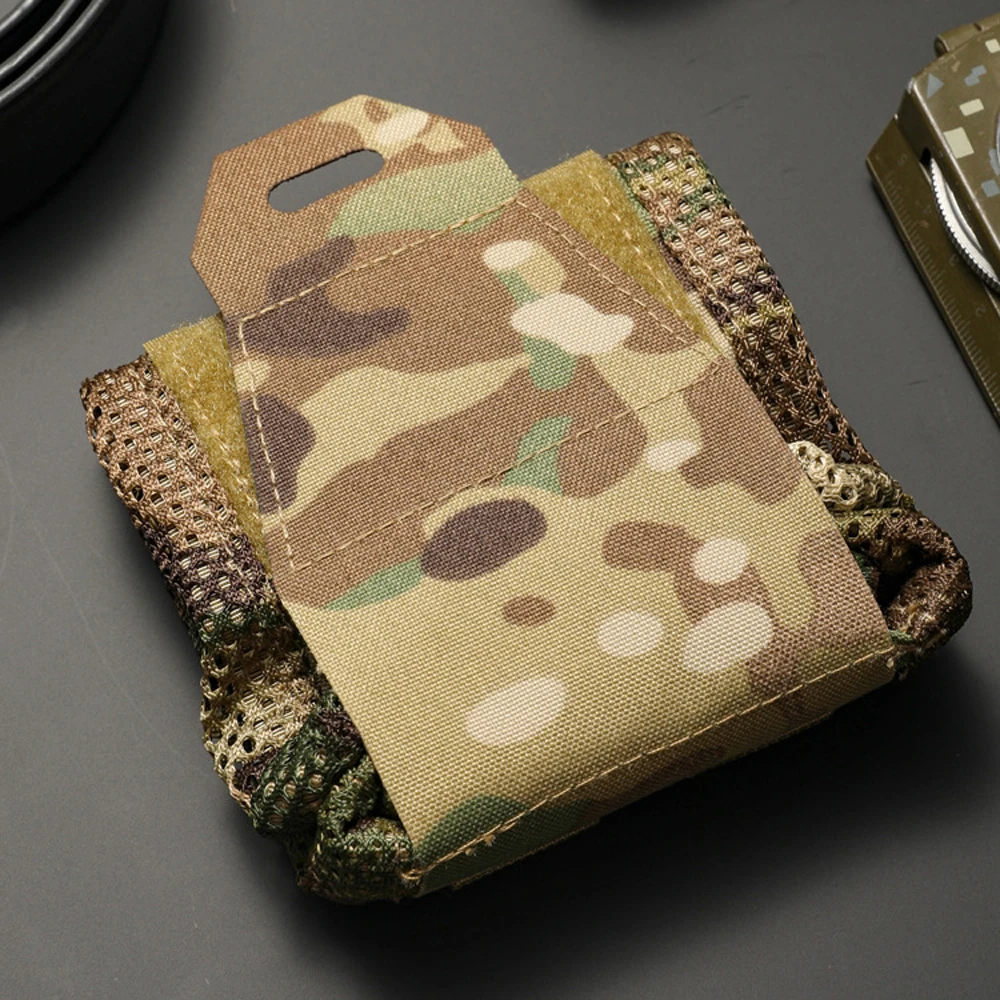 MC nuevo tipo táctico Mini Molle plegable revista malla Drop Dump bolsa táctica ROLL-UP bolsa de almacenamiento - imagen 5