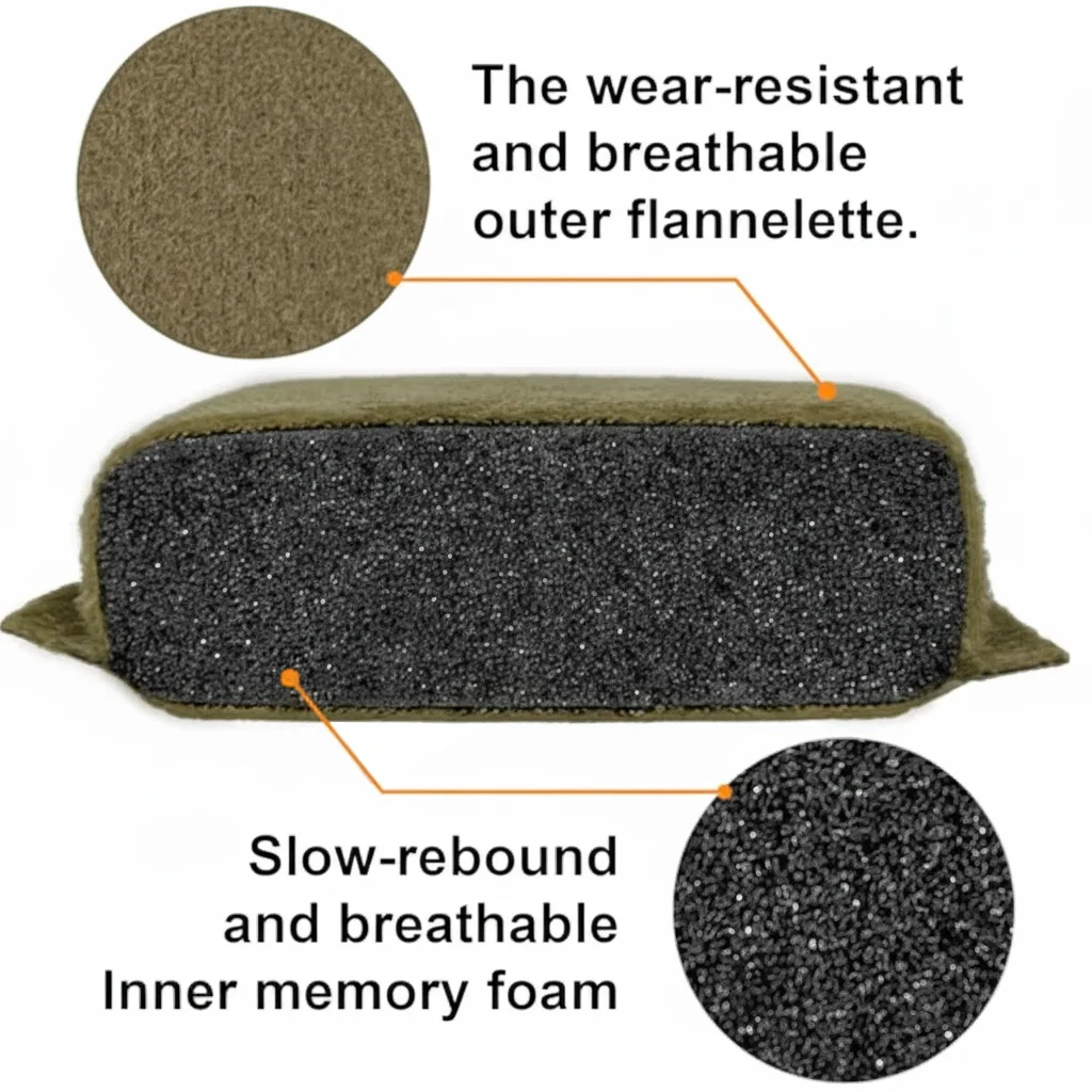 Juego de almohadillas de espuma viscoelástica para casco táctico universal – Insertos de cojín protectores para cascos FAST/MICH/ACH/USMC/PASGT - imagen 2