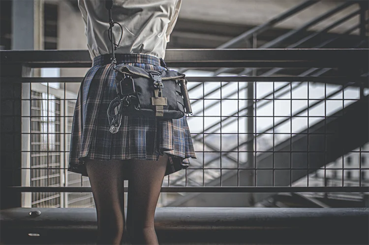 Bolso de mensajero de calle PEW 212, bolsa de hombro táctica, bolsa de mensajero con hebilla magnética Multicolor - imagen 2