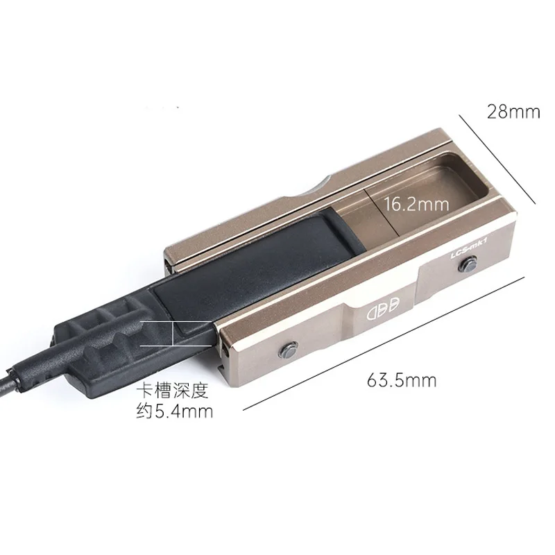 Panel de bolsillo CNC, linterna SF, almohadilla de presión, luz de explorador, ranura trasera de rata Swit-ch, ajuste de 20mm - imagen 2