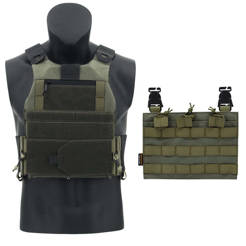 Chaleco ligero FCSK 2,0, chaleco táctico Airsoft, equipo portador de placa, juego CS de caza, chaleco elástico de liberación rápida - imagen 4