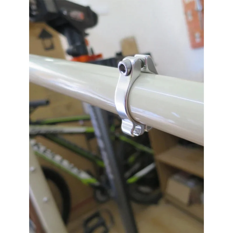 Cambia velocidad freno delantero 28,6/31,8/34,9mm asiento de tope de doble orificio asiento de plomo para desviador delantero colgador de Cable - imagen 5