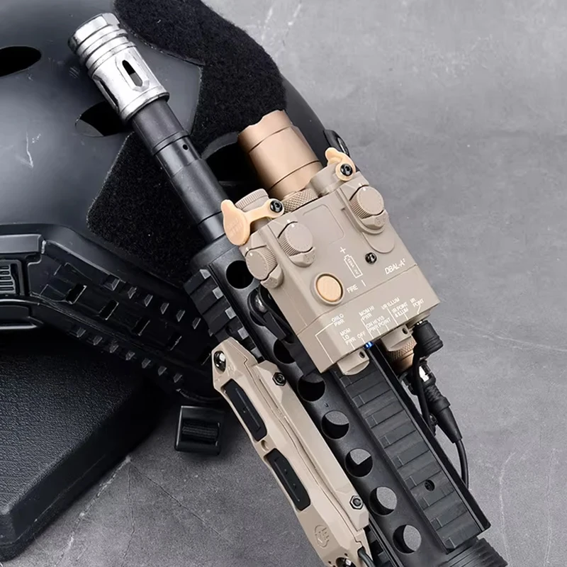 TacticalDBAL A2 punto rojo verde Surefi M300 M600 linterna interruptor de presión caza Airsoft arma luz para riel MLOK KEYMOD de 20mm - imagen 4