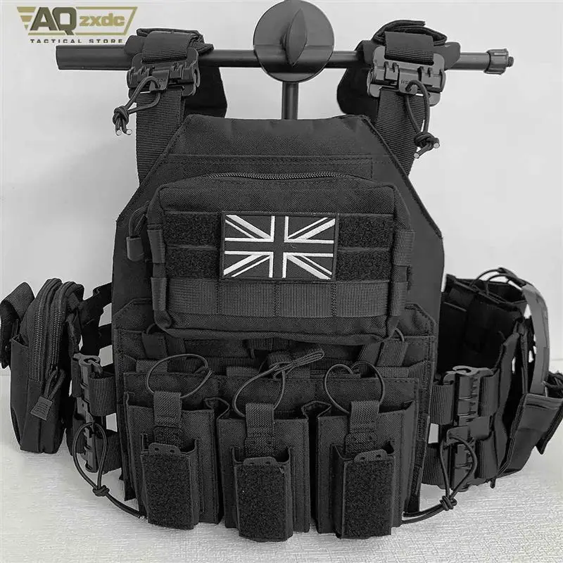 AQzxdc-Chaleco táctico para exteriores, equipo de accesorios de exposición de cómic Ghost Cos, chaleco multifuncional JPC transpirable para Cosplay de juego de guerra - imagen 2