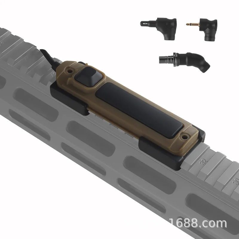 Interruptor táctico doble PEQ15 MAWL para láser crane Airsoft - imagen 5