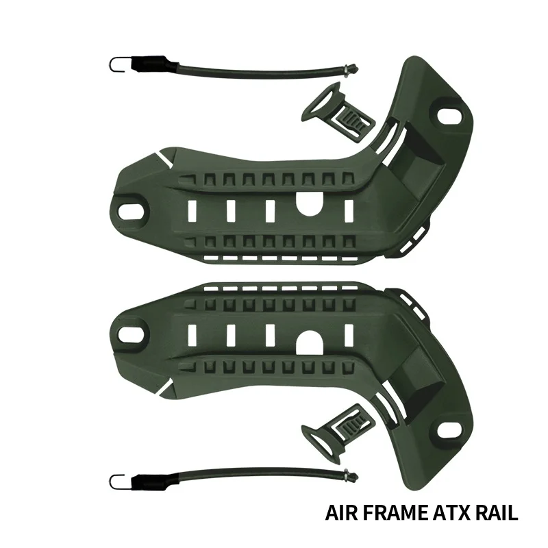 Kit de reemplazo de conector de riel de montaje de riel de guía lateral de casco táctico AF CP, accesorios de casco Airsoft, 1 Juego - imagen 2