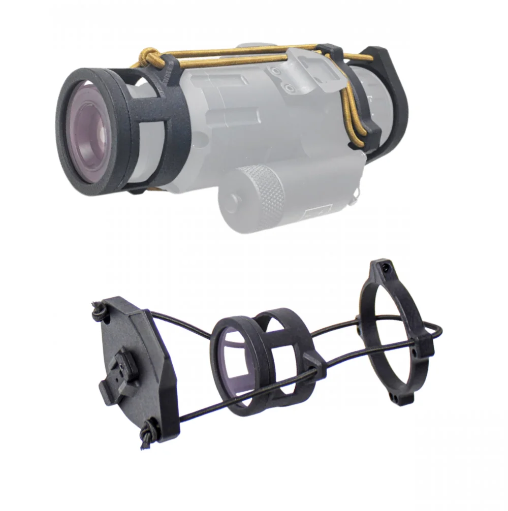 NVG PVS14 protector panal luz antirreflectante, cubierta malla