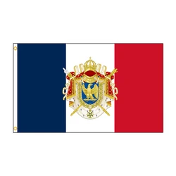 FLAGLAND 90x150cm Royal Napoleón I Francia FRA Fr Bandera con Escudo de Armas