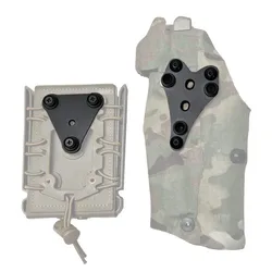 Base adaptadora de código de G táctico, funda Airsoft de liberación rápida para caza y tiro, bolsa para revistas, accesorios de plataforma de montaje RTI DUTY