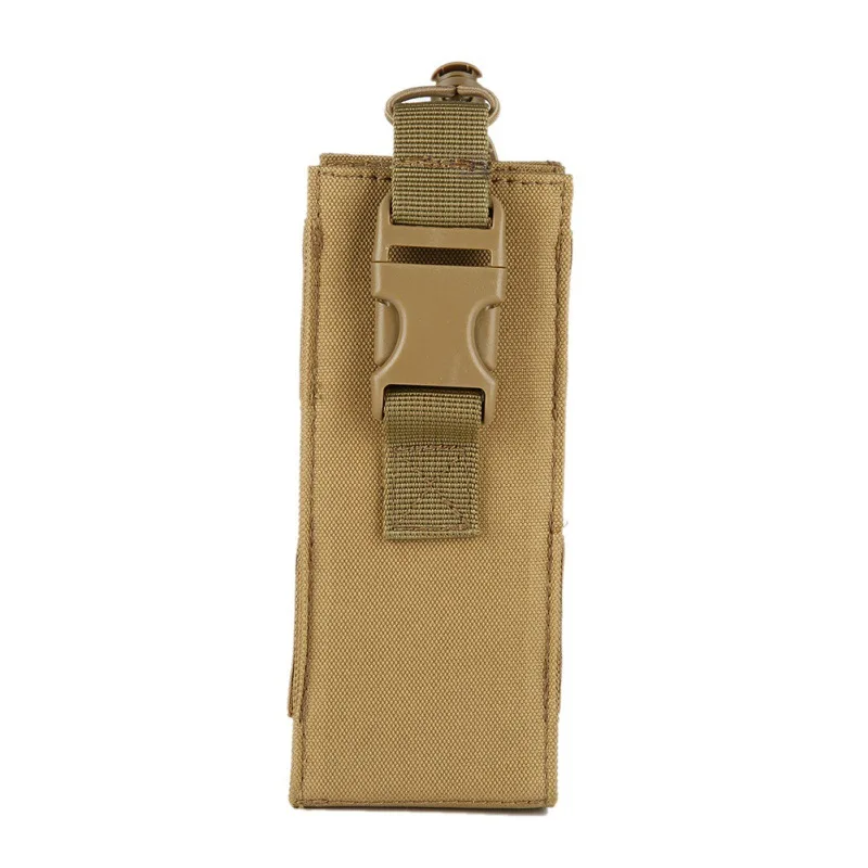Bolsa de soporte militar Molle para Walkie Talkie de Radio, bolsillo táctico para revistas Airsoft, dos vías - imagen 4