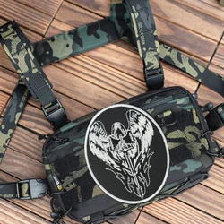 Military Angel Embroidery Patch on Clothes Hook Loop Tactical Morale Badge Patches Backpack Sticker Armband