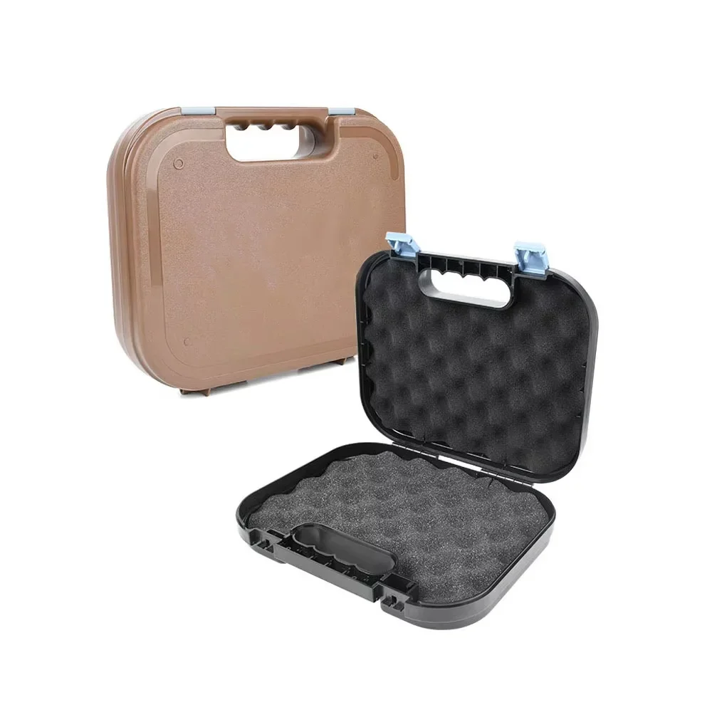 Protector de caja de pistola ABS, caja de almacenamiento de herramientas de carcasa dura, forro de espuma acolchado, soporte de accesorios de caza