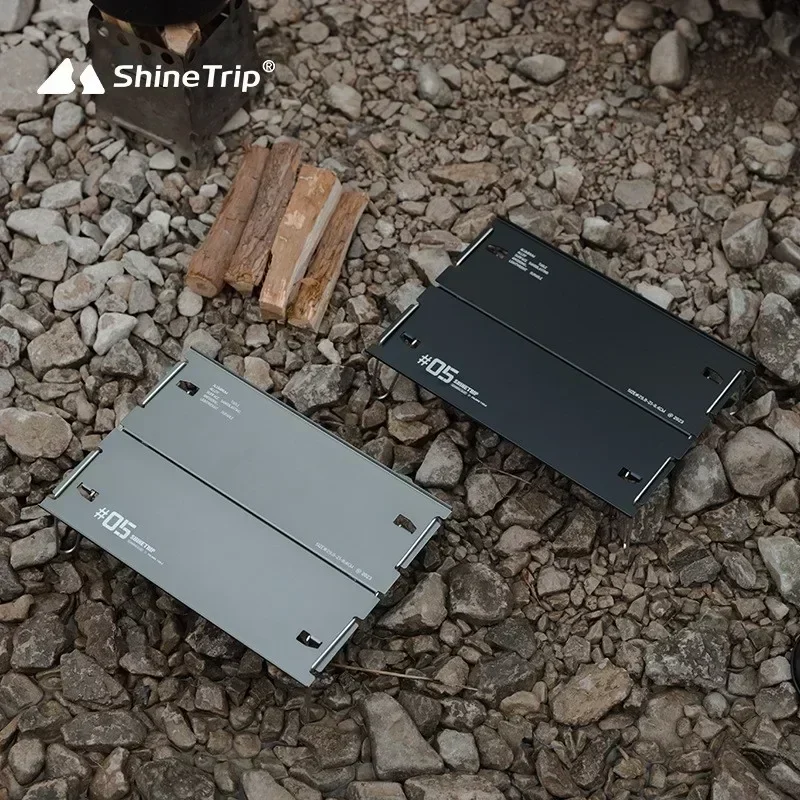 ShineTrip-mesa de Camping para Picnic, mesa plegable pequeña para playa, mesa de comedor extraíble portátil de aleación de aluminio ultraligera para exteriores - imagen 2