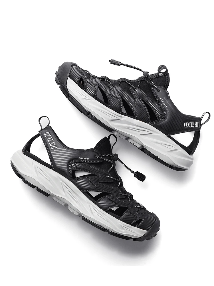 O.Z.TESHI-zapatos para vadear para hombre, sandalias transpirables para Caminar, pescar, playa, senderismo al aire libre, ariver - imagen 4