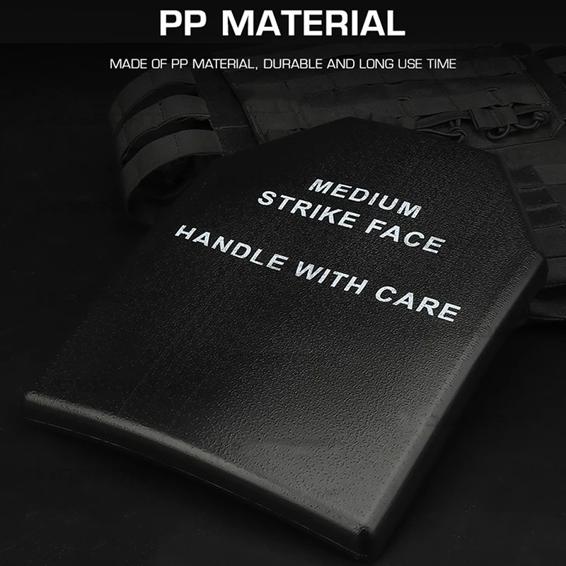 Chaleco táctico placa protectora armadura corporal proteger almohadillas de inserción Paintball Airsoft CS placas ficticias tablero PP resistente a golpes - imagen 4
