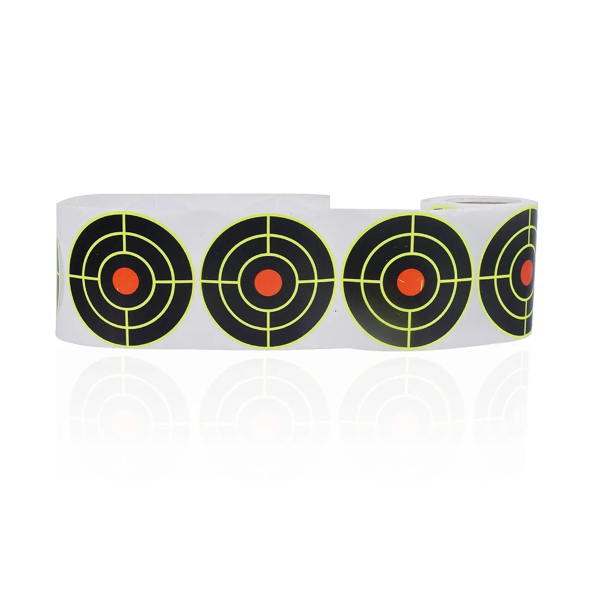 Pegatinas autoadhesivas para ejercicios de tiro, accesorios de entrenamiento de 3 pulgadas, amarillo y rojo, 100 piezas - imagen 3