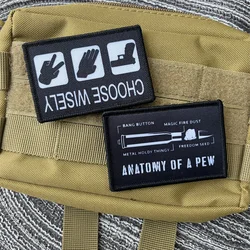 Parche táctico velcro bala pistola morrión – Adhesivo militar
