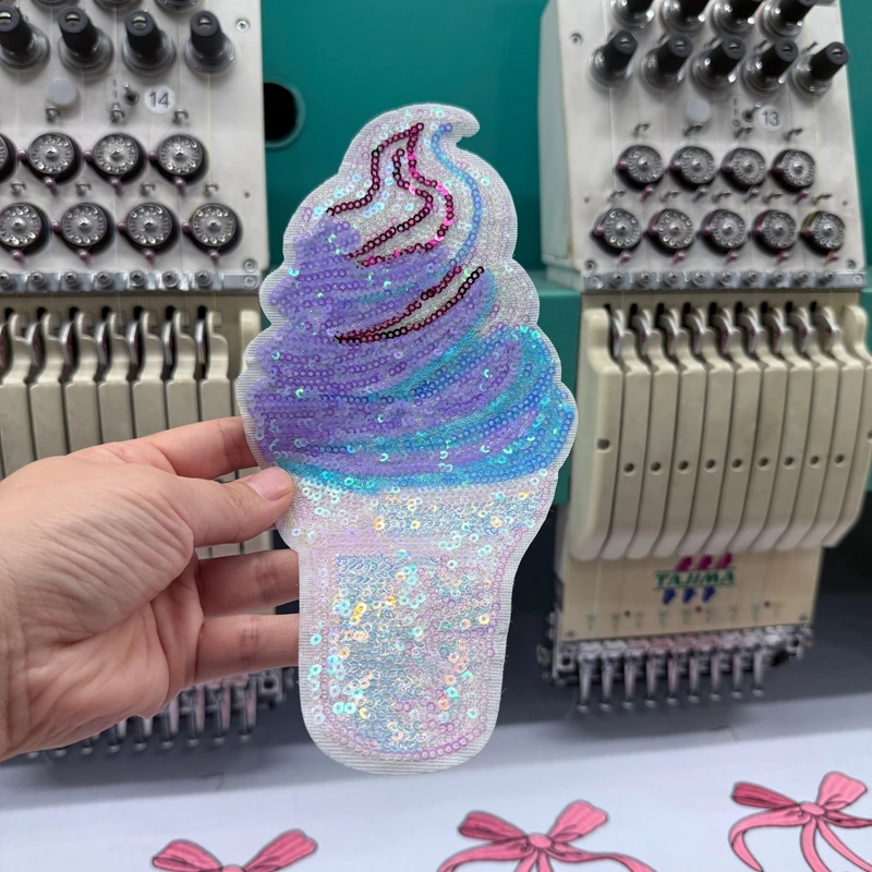 Parches grandes de lentejuelas de unicornio, parches para planchar para ropa, bonito parche de unicornio para chaqueta de niñas, parches brillantes, parches de personalidad - imagen 5