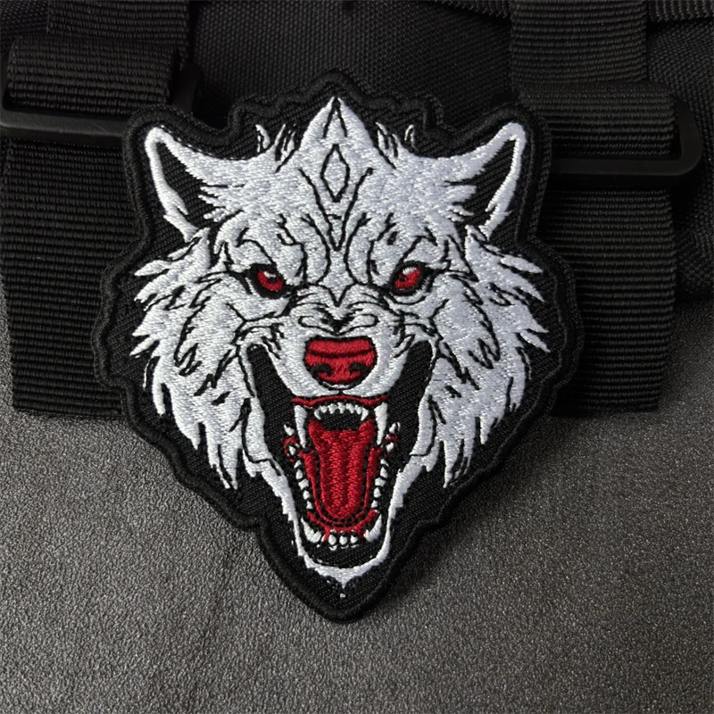 Parche bordado de tigre de Bengala, insignias de moral táctica, parches militares con gancho, pegatina para mochila en ropa