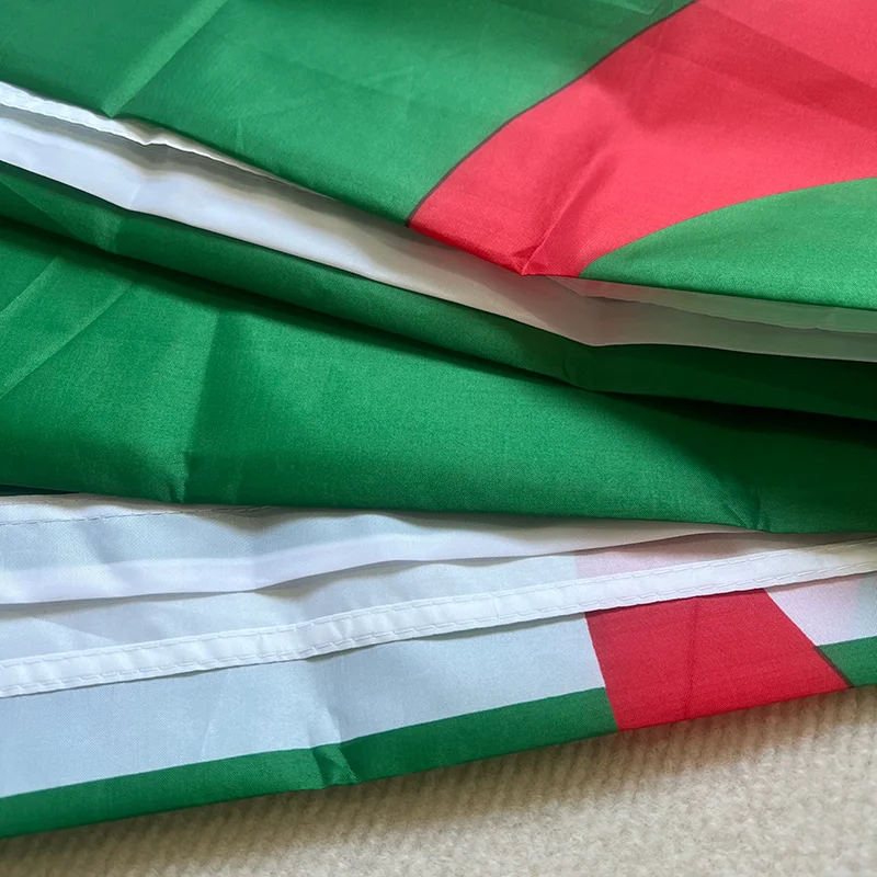 Bandera de Argelia colgante de alta calidad, 90x150cm, 100% poliéster, decoración - imagen 4