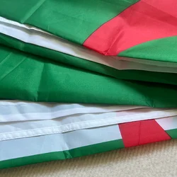 Bandera argelia colgante resistente poliéster exterior