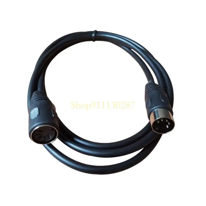 J1HC CABLICACIÓN MIDI5PIN DIN AUDIOS Cable para producción música doméstica para piano eléctrico midikeyboards, instrumento - imagen 5