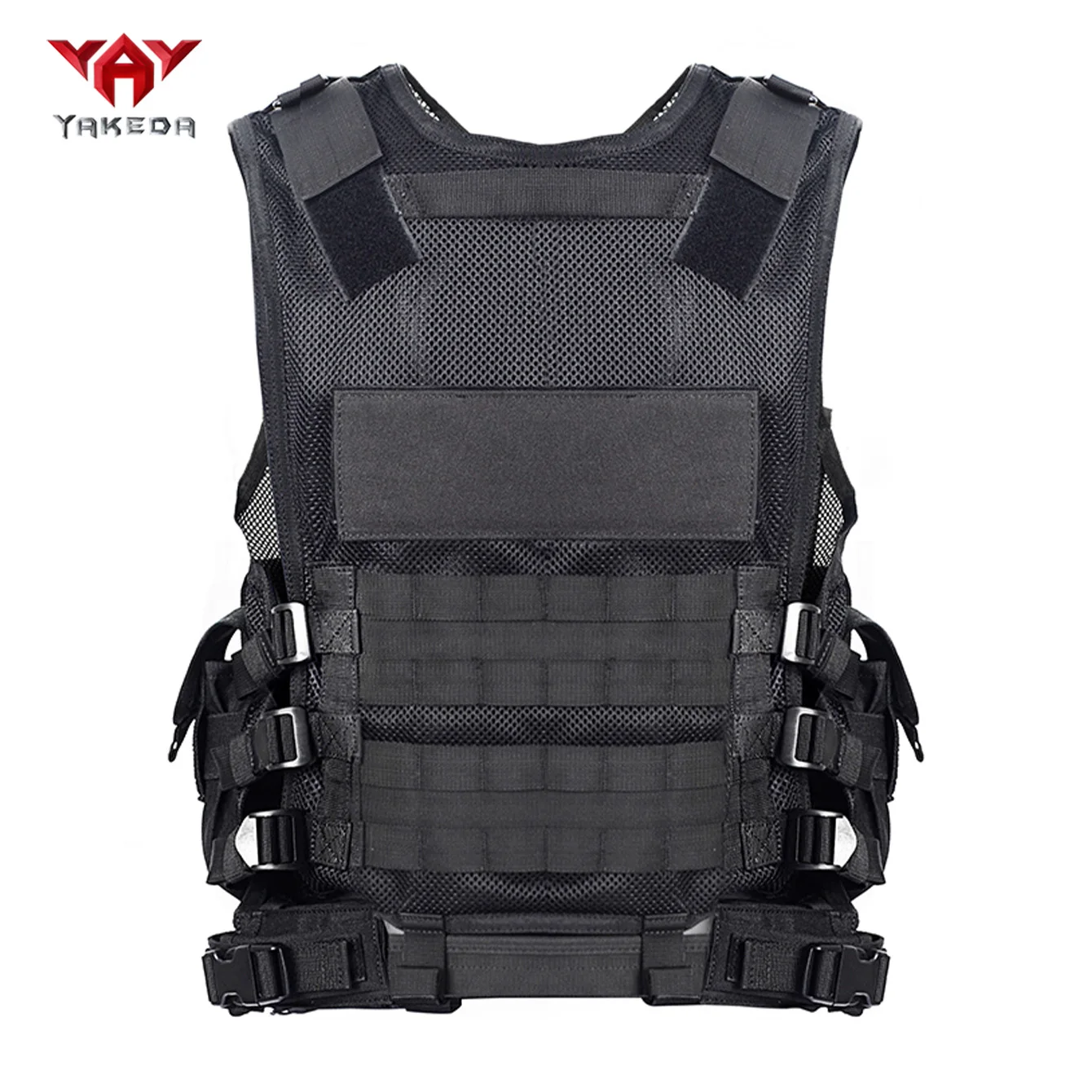 El material resistente al desgarro del chaleco de malla transpirable de poliéster cifrado YAKEDA 600D es tres veces más fuerte que los materiales generales - imagen 3